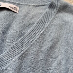 Croft & Barrow Light Blue V-Neck Sweater